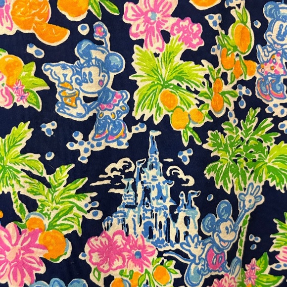 Disney x lily Pulitzer- Floral Short Sleeve Dress NWT - Picture 3 of 9